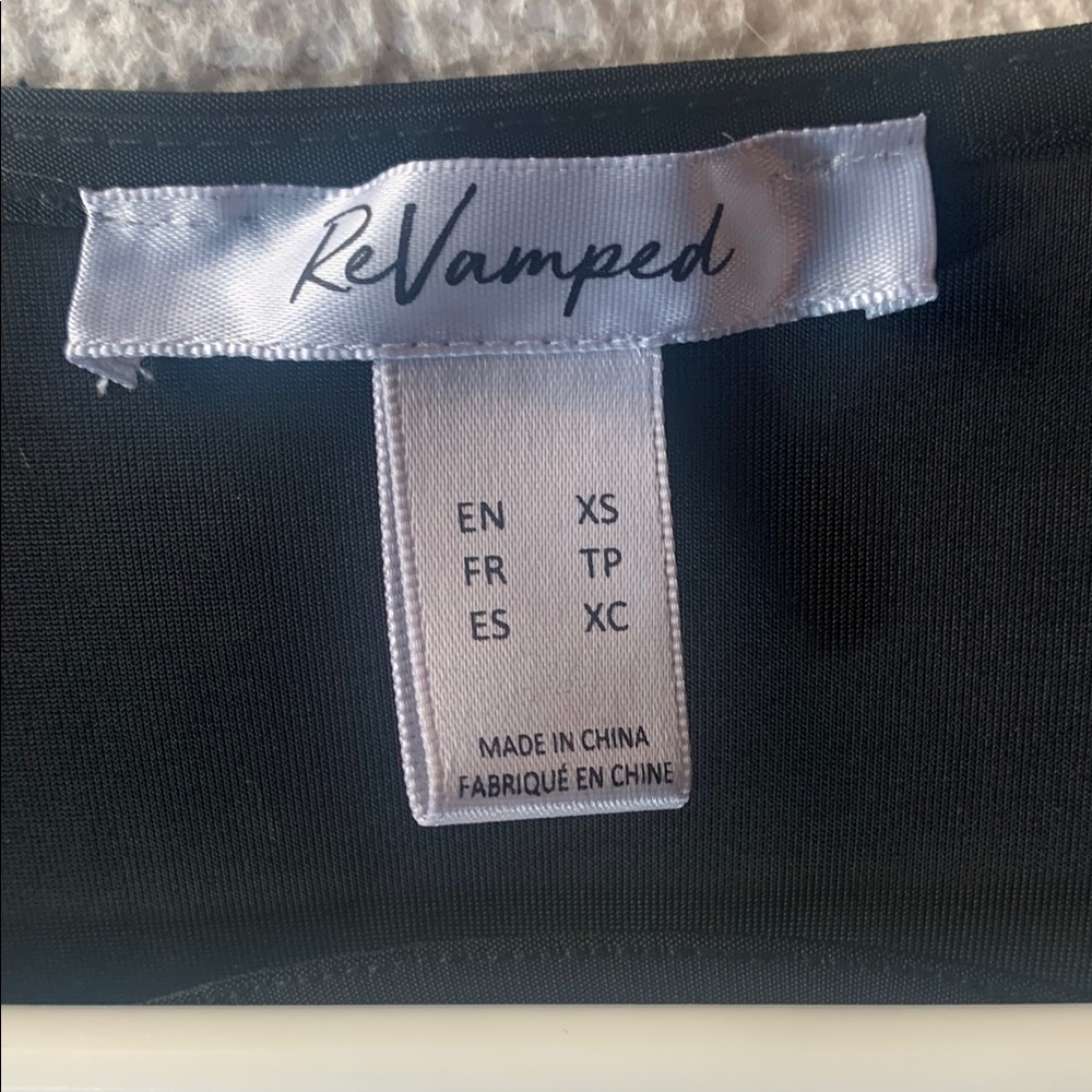 Revamped Black Wrap Robe Intimates - image 2